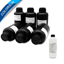 Colorsun 6*500 мл импортные светящиеся в ультрафиолетовом свете чернила для UV планшетный принтер для Epson T50 L800 1390 DX5 DX7 DX9 с эффектом emboss