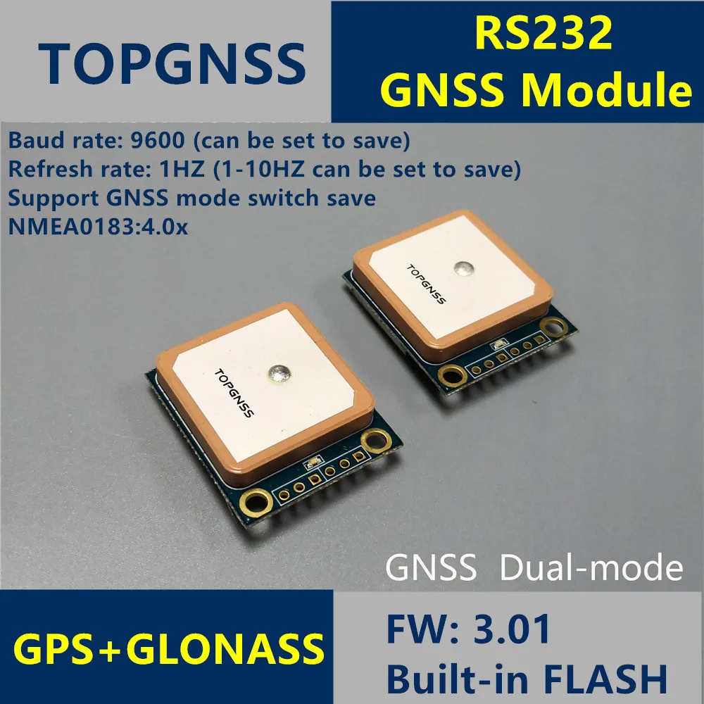 Gps модуль RS232 GLONASS поддержка GALIEO двойной режим M8n GNSS антенна встроенная вспышка