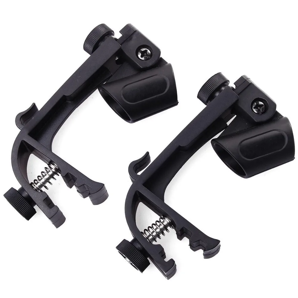 Микрофон Пара регулируемых сценических барабанов зажимы Mic Rim Snare Mount Clamp Holder Groove gear Studio Stand