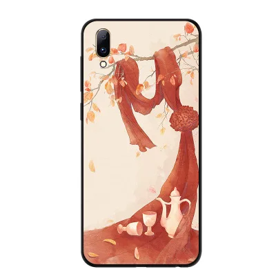 A12 ДЛЯ vivo Y97 чехол древней китайской стиль Мягкий чехол для телефона для vivo Y 97 случае vivo Y97 защиты оболочки для vivo V1813A fundas - Цвет: A12