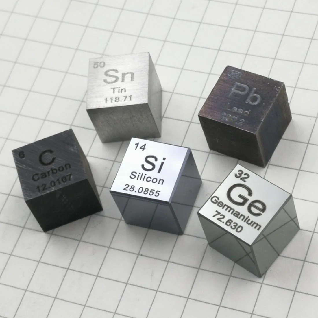  10mm Pure Density Pb≥99.9% Wiredrawing Plumbum Cube Periodic Table Of Elements Cube Hand Made Scien