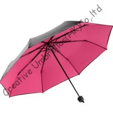 Мути Применение зонтик, три раза, hex-угол, руководство, ветрозащитный, супермини, карман зонты, УФ-защита, цвет покрытия