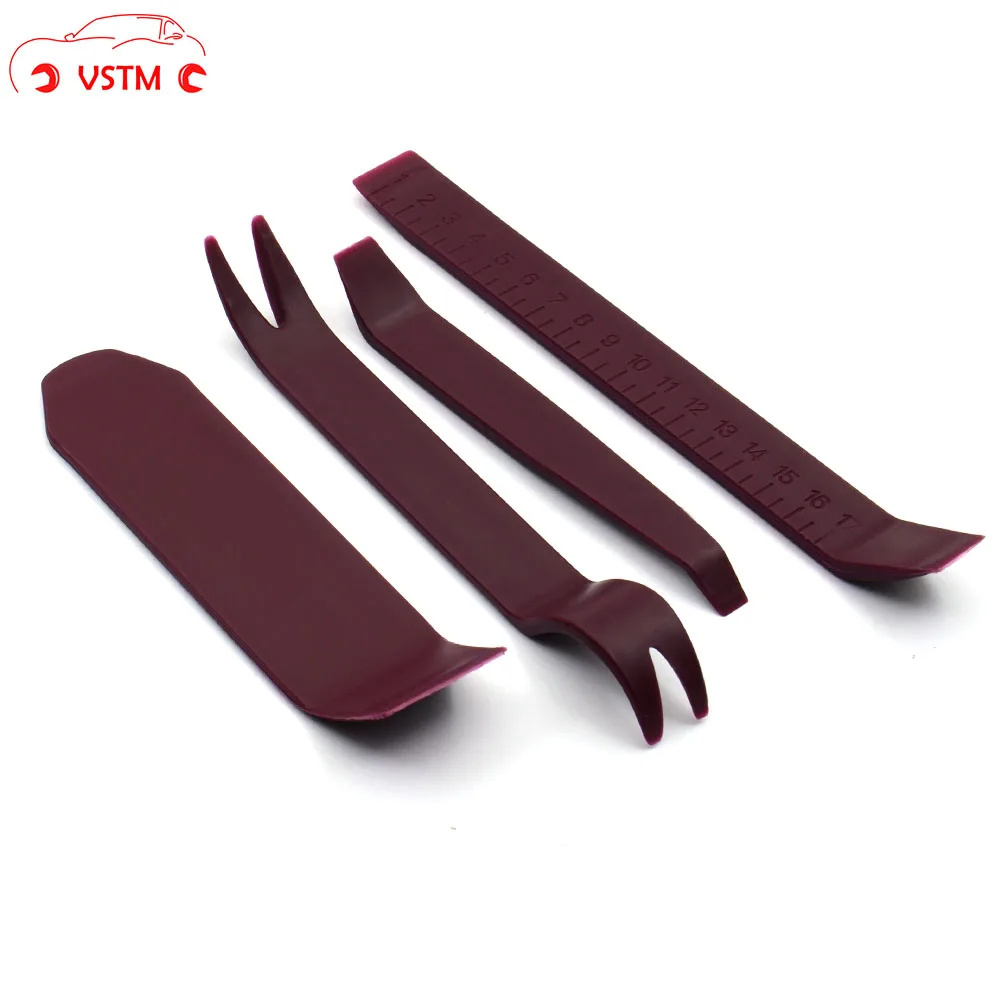 

4Pcs Portable Auto Car Radio Door Clip Panel Trim Dash Audio Removal Installer