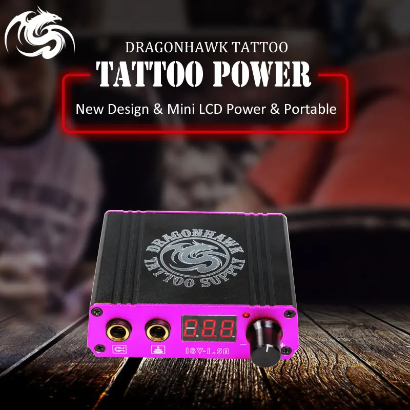 Buy New Design Lcd Mini Tattoo Power Box Supply