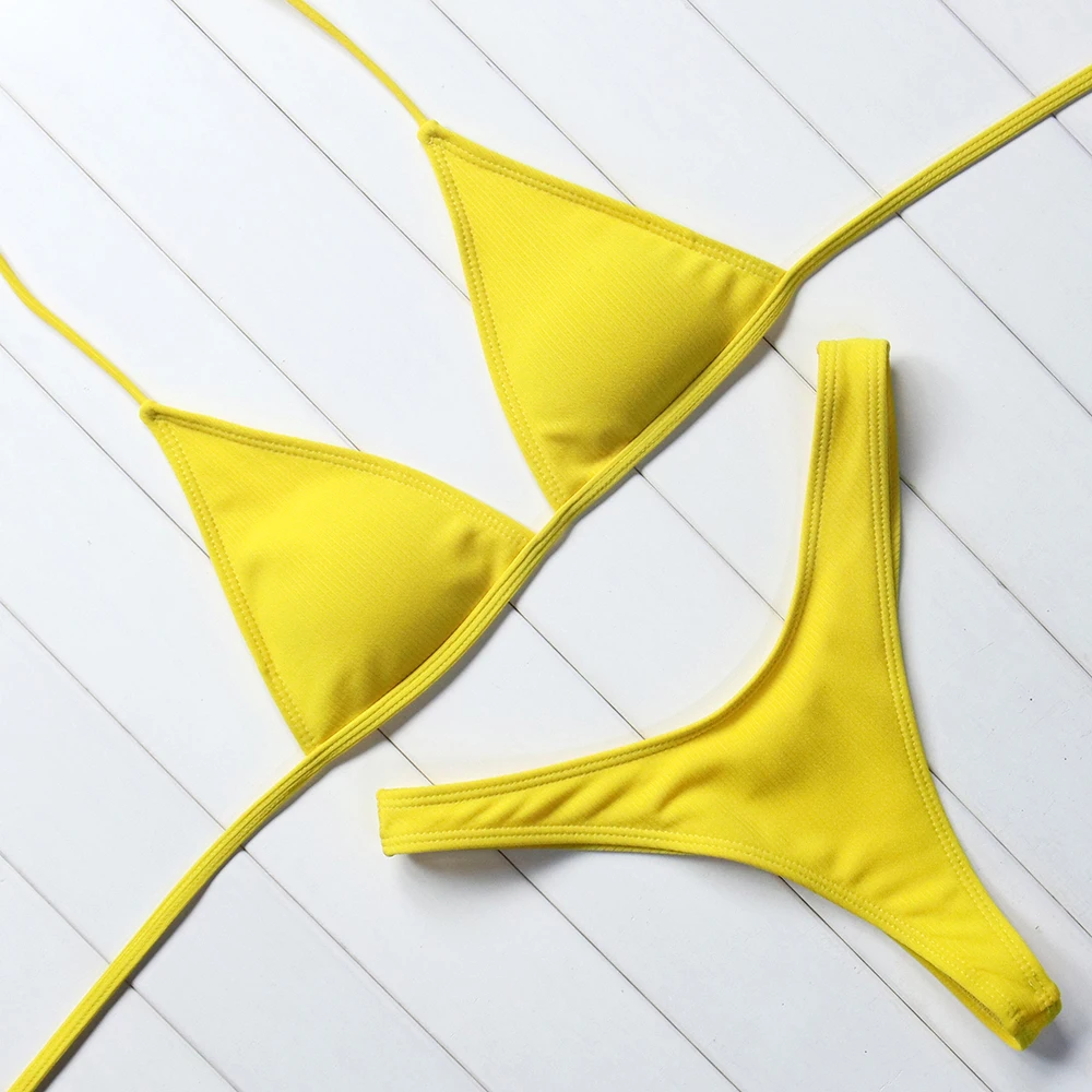OMKAGI микро бикини 2018 Maillot De Bain женский сексуальный набор пуш ап купальный костюм