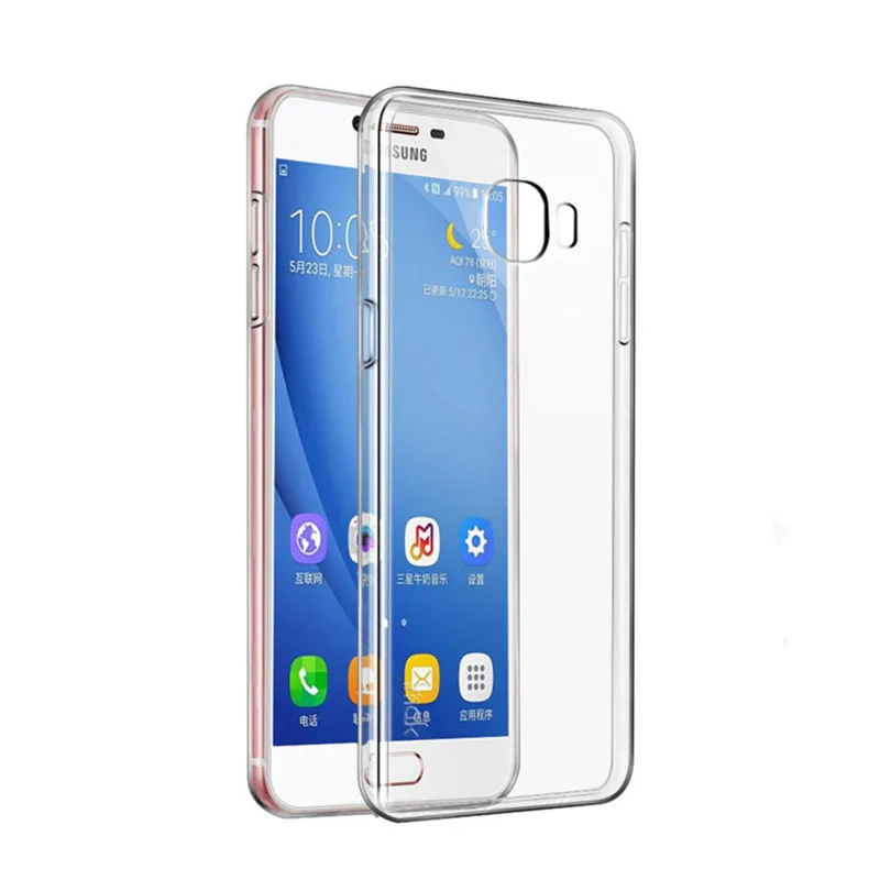 Ультратонкий чехол из ТПУ для мобильного телефона Samsung Galaxy S8 Plus S7 edge S6 A3 A5 A7 2017 J1 J2 J3