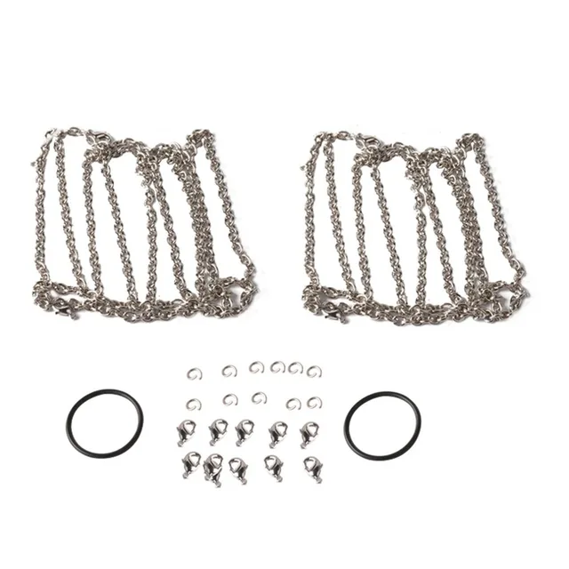 Cheap 2PCS RC 1/10 Crawler 114MM &108MM& 96MM &TRX-4 1.9inch Tires Snow Chain for 1/10 RC Rock Crawler Axial SCX10 90046 TRX4 Traxxas