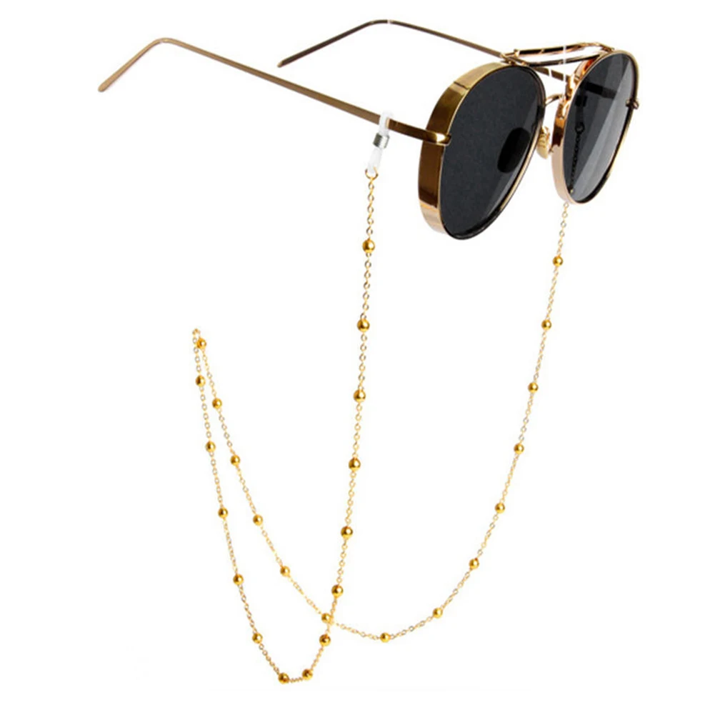 

2019 fashion Sun glasses Chain holder For Women Sunglasses neck Chain Men Metal Eye glasses strap Landyard cordon para gafas