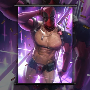 

Deadpool Anime manga wall Poster Scroll