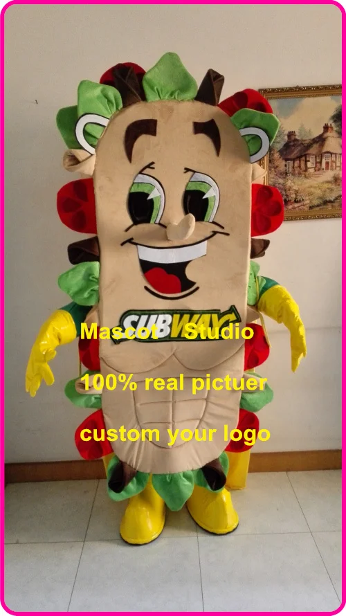 

subway sandwich subman mascot costume custom fancy costume anime cosplay kits mascotte fancy dress carnival costume40930