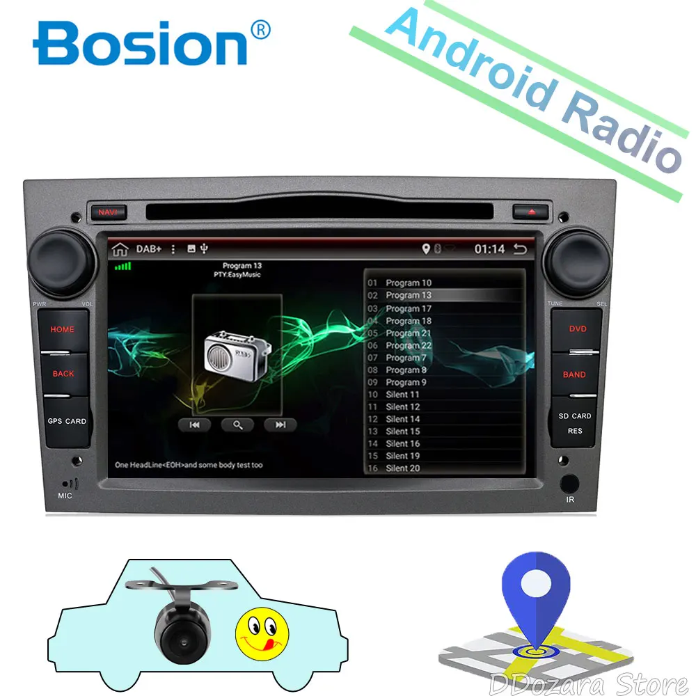 

4G Android 8.0 2 DIN DVD GPS for Vauxhall Opel Astra H G J Vectra Antara Zafira Corsa Vivaro Meriva Veda Car Video Audio Stereo