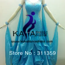 KAKA DANCE B13033, Бальное стандартное платье из шелковой органзы, платье для соревнований по танцам вальса, для женщин, девочек, танцевальное платье для взрослых, бальное платье