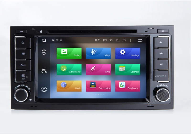 Best HIFIF Android 8.0 Two Din 7 Inch Car DVD Player For Touareg/T5 Volkswagen With Dual Channel Canbus 3G/4G Wifi GPS Navigation BT 11