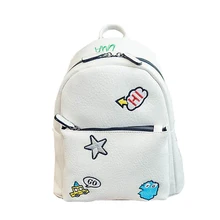 Nueva Marca de Diseño de Dibujos Animados Mochilas de Cuero Hombro de Las Mujeres Bolsa de Ordenador Portátil de Viaje Mochila bolsas Escolares para Adolescentes Mochila Li743