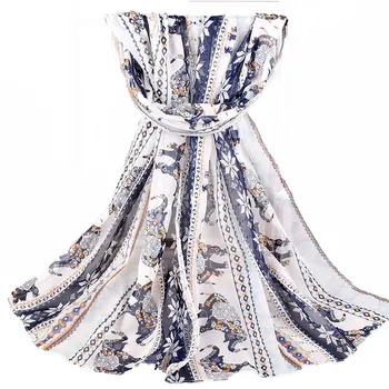 

Women Summer Thin Scarf Peacock Long Soft Wrap Stole Pashmina Ladies Elegant Shawls And Scarves high quality women fashion 2019