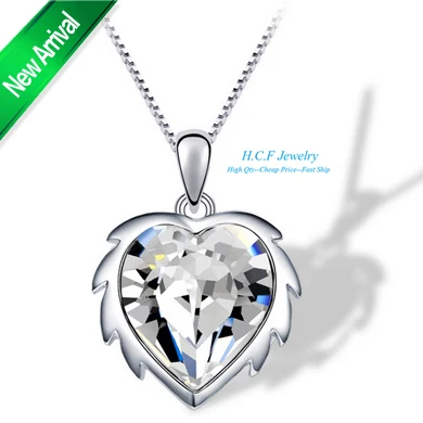2017 Hot Selling Fashion Crystal Jewelry 12 Zodiac Signs Love Hearts ...