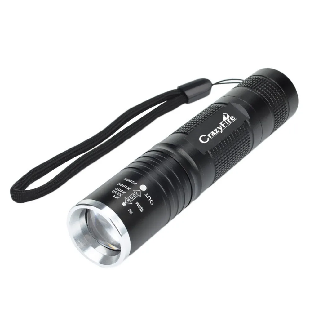 Портативный светодиодный мини фонарик 800 люмен Cree 5 режимов Регулируемый