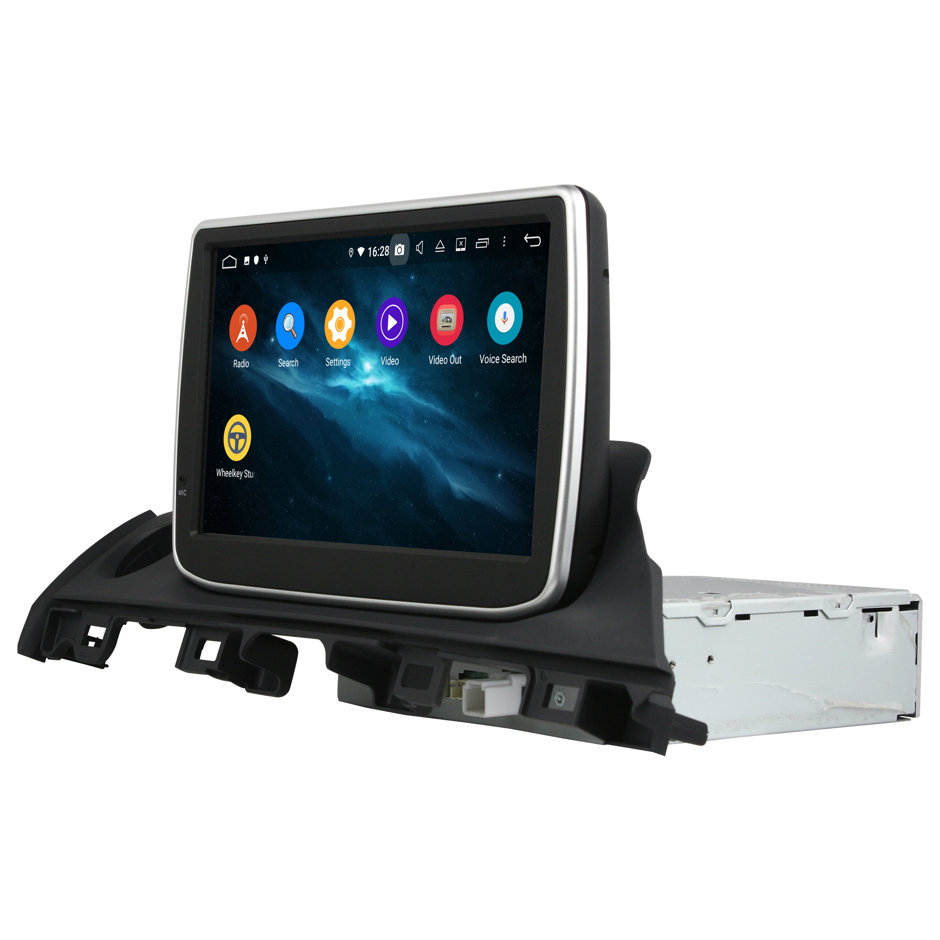 Flash Deal 8-Core 1 din 9" Android 9.0 Car Stereo Radio dvd Player for Mazda 6 Atenza 2017 GPS Bluetooth 4.2 WIFI USB Mirror-link 4gb+32gb 2