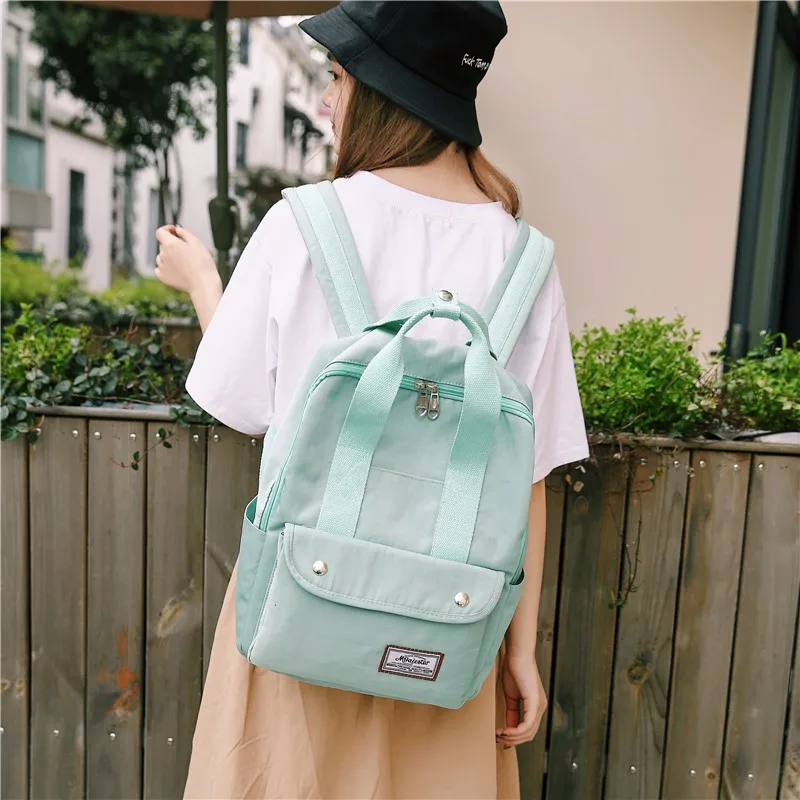 Fashion Women Backpack Teenagers Girls Japan Ring Female Shoulder Bag ...