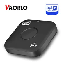 VAORLO Bluetooth приемник аудио AUX APTX Bluetooth V4.2 приемники NFC автомобильный комплект свободные руки беспроводной адаптер для автомобильных наушников