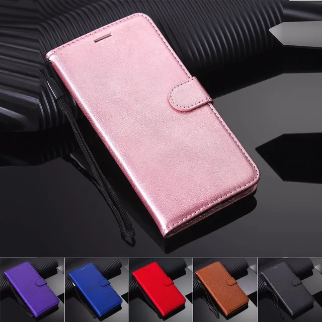 US $1.49 S8 S9 S10e Plus S3 S4 S5 S6 S7 Edge Retro PU Leather Phone Case Wallet Cover For Samsung Galaxy J6 