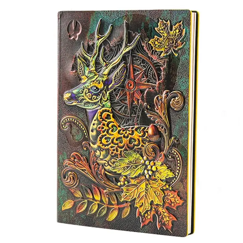 

New European Premium Retro Relief Notepad Premium Gift Notepad Tourism Memorial Notebook