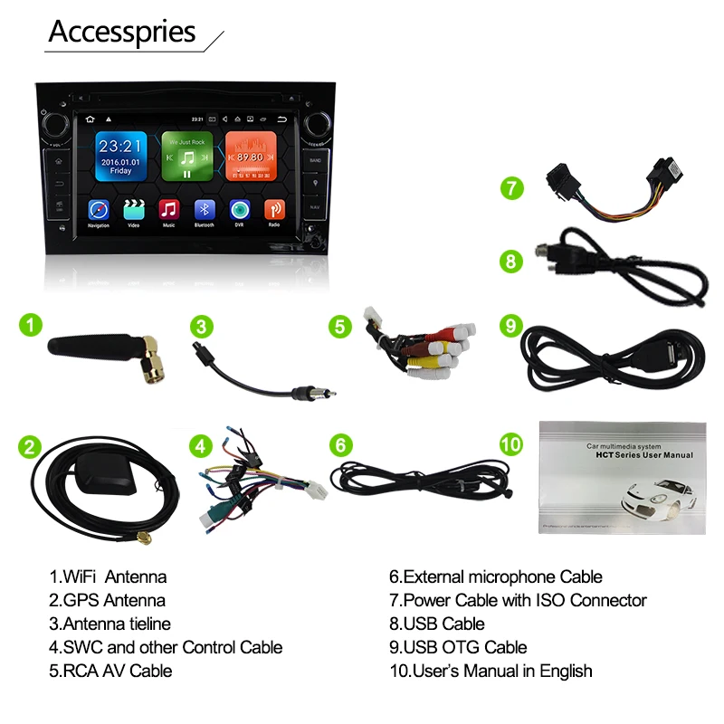 Cheap Autoradio Android 8.1 2 DIN DVD GPS for Vauxhall Opel Astra H G J Vectra Antara Zafira Corsa Vivaro Meriva Veda Multimedia Wifi 36