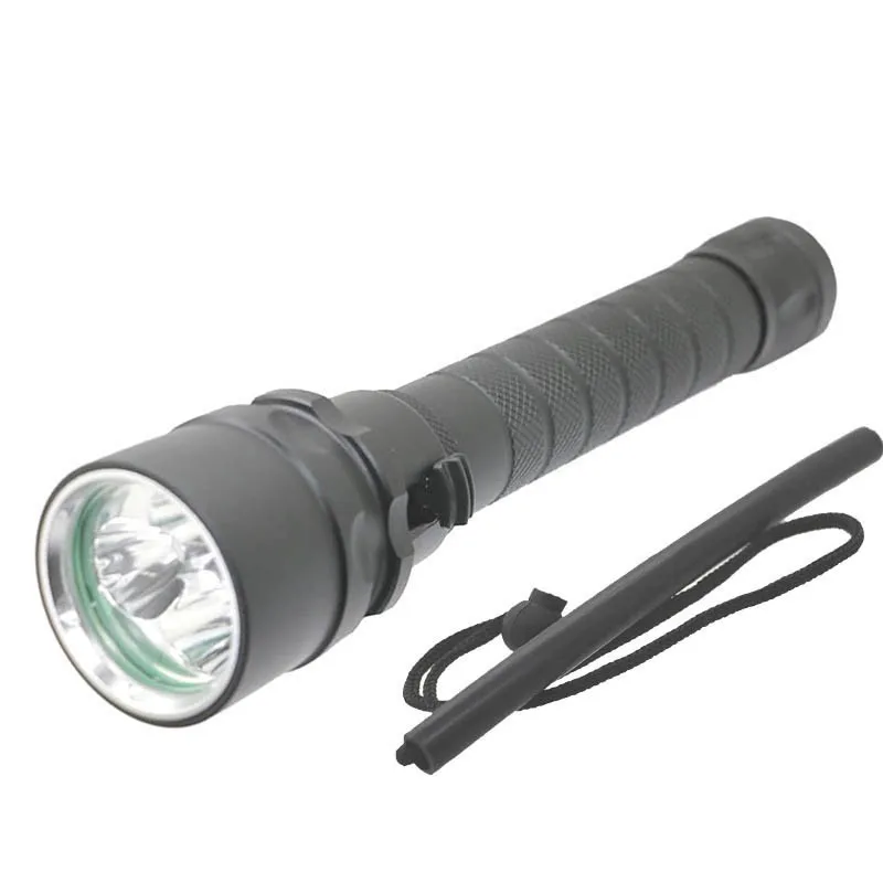 Diving LED Flashlight 18650 Underwater lights 3X XML L2 6000Lumen LED Torch 100M Waterproof LED Flash