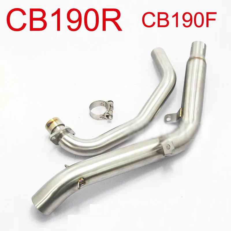 CB190R CB190F выхлопная труба мотоцикла Slip On передняя Труба для HONDA AK083|motorcycle exhaust