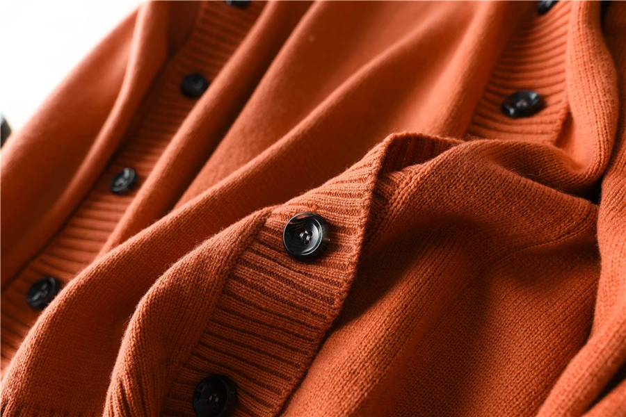 Для женщин свитер High End 100% кашемир с длинным рукавом АСИММЕТРИЧНЫМ ПОДОЛОМ пуговицы сбоку теплые свитеры высоким воротом Пуловер Трикотаж