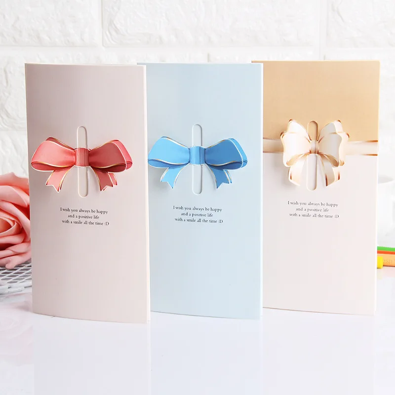 

Creative Greeting Cards Post Tri-fold Type Invitations Card For Birthday Christmas Valentine' Day Party Wedding Decoration