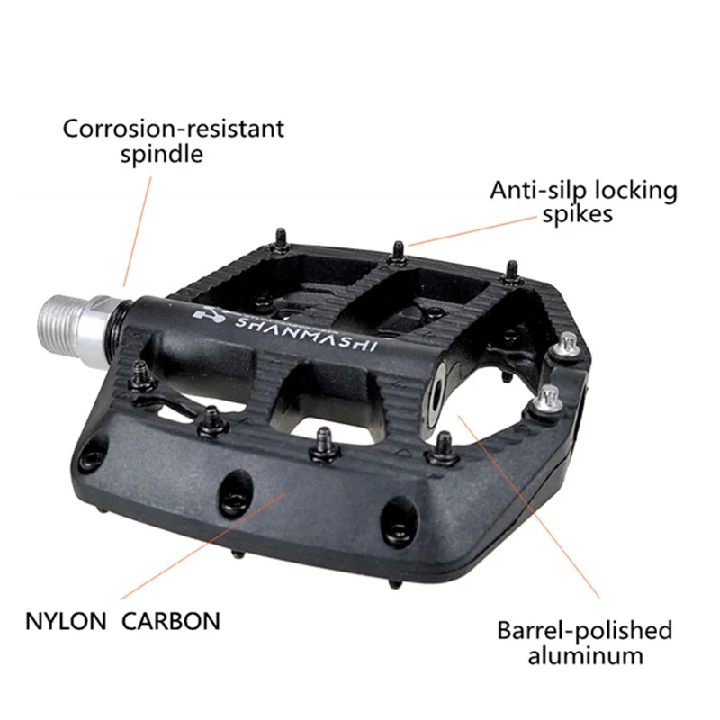 Shanmashi педали для велосипеда нейлоновые волокна ультра-легкие педали для велосипеда педали Mtb Bxm Dh велосипедная педаль велосипедные части