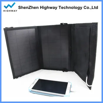 

Promotion PowerGreen Solar Power Bag 7W 10.5W Foding Solar Panel Charger External Battery Backup Charger for Mobile Phone