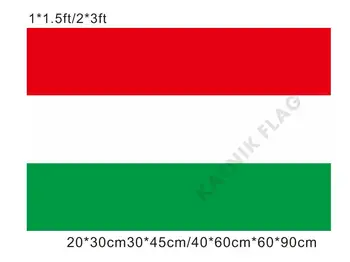 

KAFNIK,free shipping 20*30cm/30*45cm/40*60cm/60*90cm small flags Hungary Flag banners for Countries World Event Decorative Flags