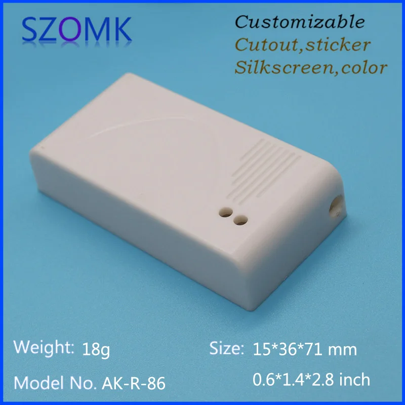 szomk IC card reader plastic enclosure for electronics project plastic sensor junction box distribution box instrument case plastic housing for pcb (5)