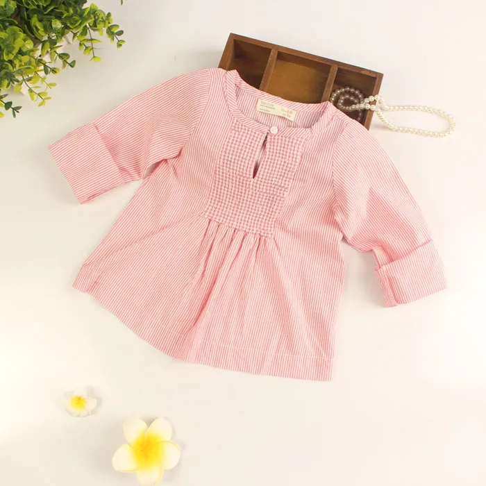 Buy Girls Red striped Blouses Baby Girls Spring Autumn