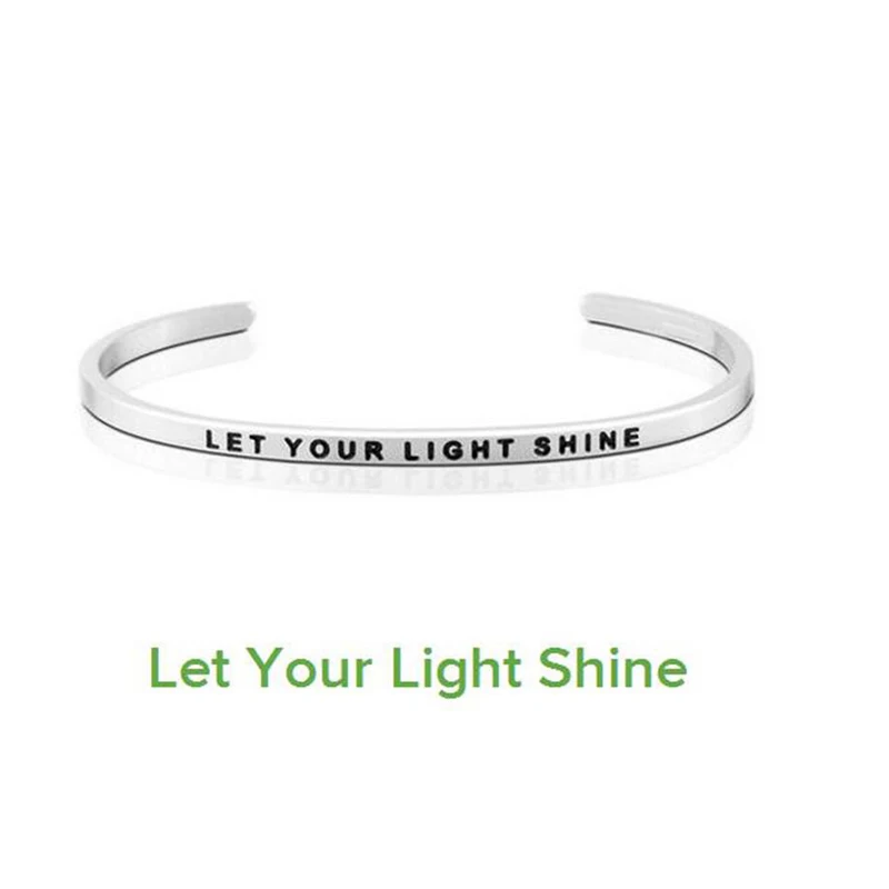 

Stainless Steel Engraved Carpe Diem Inspirational Quote new Cuff Mantra Bracelet Bangle For Women Best Gifts