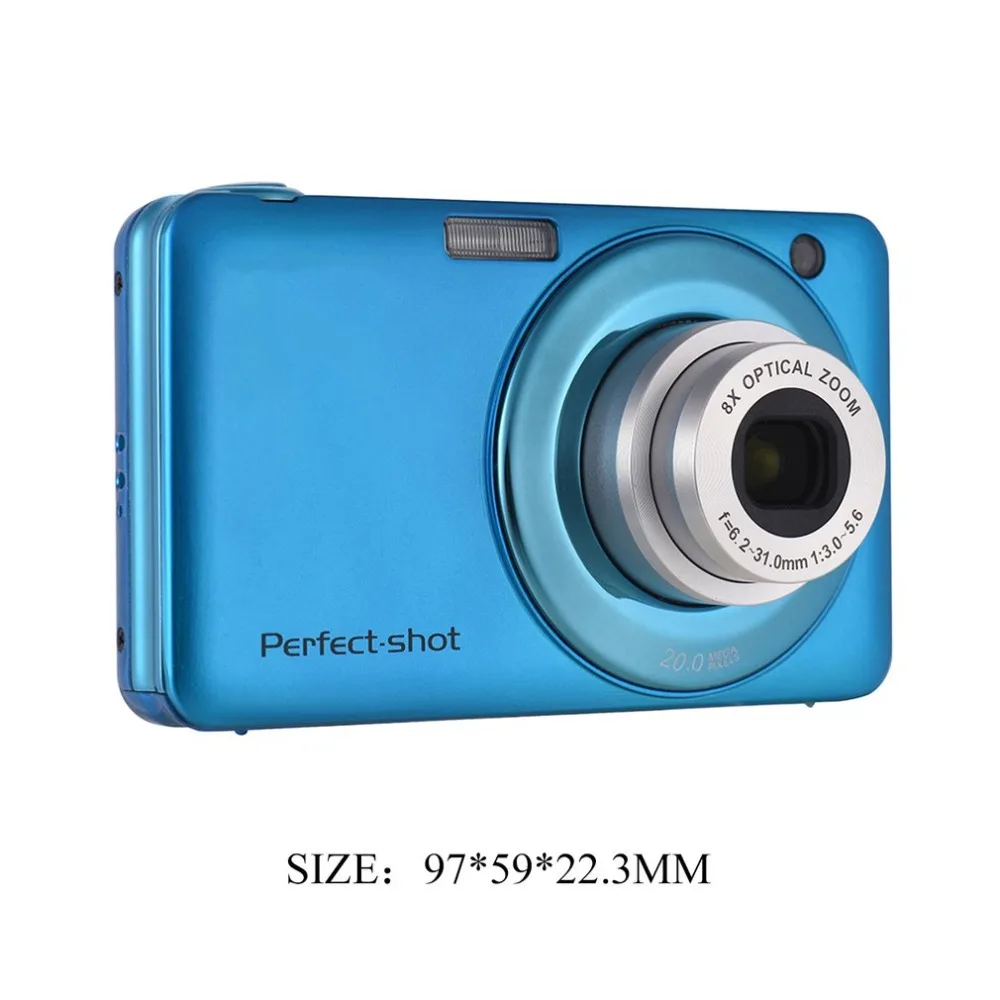 24MP Portable Digital Camera HD 8x Focus Zooming dslr Video camera Photo Video Record with JPEG Avi SD card