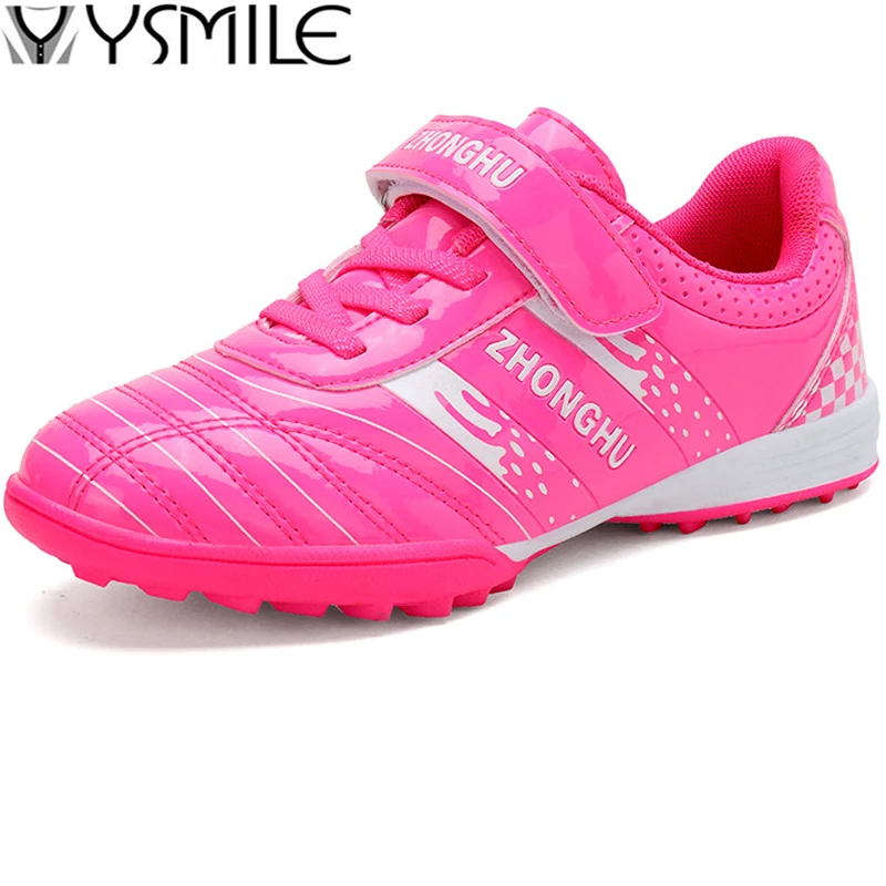 

Girls Cleats Leather Kids Sneakers Boys Soccer Shoes Unisex Girls Football Shoes Outdoor Children Trainer Shoes Foot Sport Boys