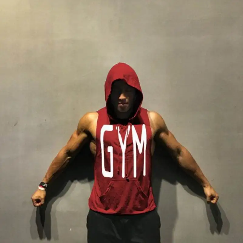 fitness bodybuilding sleeveless hoodies workout fitness bodybuilding sleeveless hoodies workout