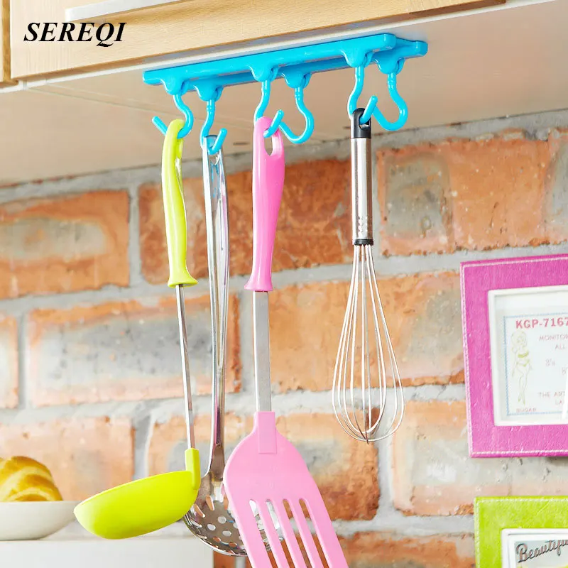 SEREQI Practical Kitchen Tool Rack Storage Rack Kitchen Wardrobe