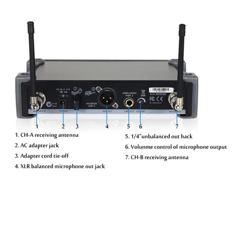 SLX24 UHF беспроводной караоке микрофон SLX караоке система с SLX14 поясной портативный передатчик гарнитура микрофон-петличка с зажимом для галстука Mic