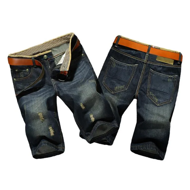 

1Pcs 2019 Cool Summer Hot NEW Men 's Cotton Hot Fashion Summer Denim SHORTS Casual Short Pants Brand Clothing Comfortable JEANS