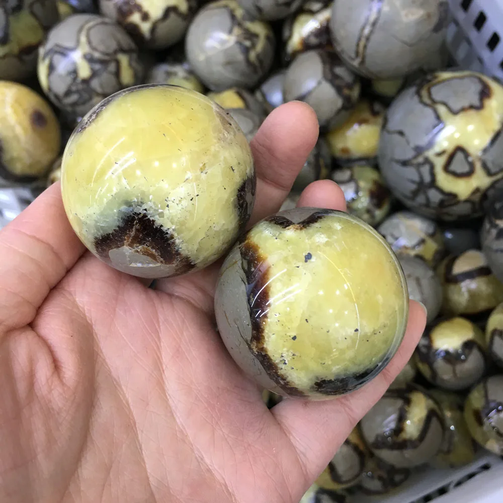 1 кг натуральный Septarian шар окаменелый Кристалл минеральные образцы целебные