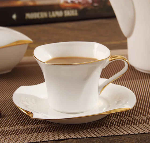 New Ingrid Gifts Continental Narumi Bone China Ceramic Cups New Ingrid Gifts Continental Narumi Bone China Ceramic Cups And Saucers Spin Square Coffee Set Gift Box