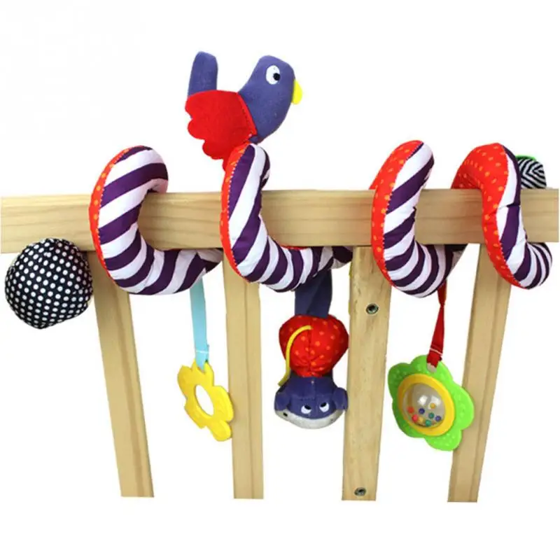 

Infant Toys Baby Crib Revolves Around The Bed Stroller Playing Toy Crib Lathe Hanging Baby Rattles Mobiles baby toys