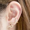 V atraer Venta caliente cristal bohemio pendiente con forma de serpiente pendientes para las mujeres oreja aretes niñas joyas Ophidian cobre serpiente ► Foto 1/6