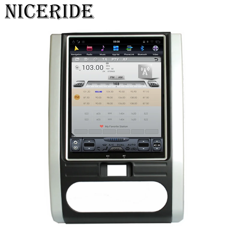 Top 10.4" Tesla Style Vertical Screen Android 7.1 Car Gps Multimedia Video Radio In Dash for Nissan MX6 X-trail T31 Navigaton Stereo 1