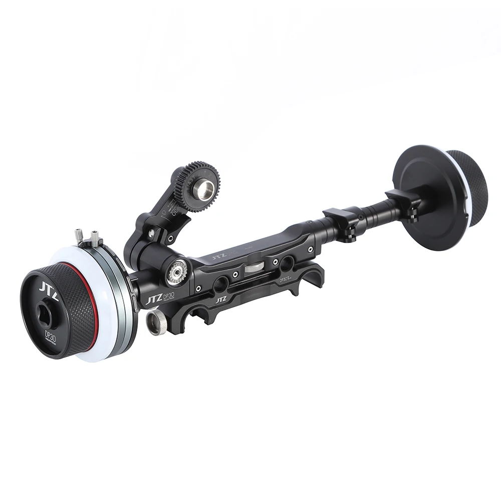 JTZ DP30 комплект с двойным фокусом 15 мм/19 мм для FS700 C300 C500 BMCC A7M2 ARRI RED|follow focus|follow focus
