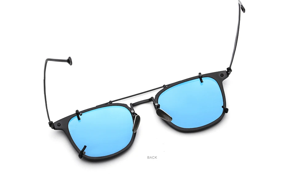 FONEX Pure titanium очки мужские на клипсах поляризованные солнцезащитные очки по рецепту квадратные очки в оправе при близорукости оптические очки 503